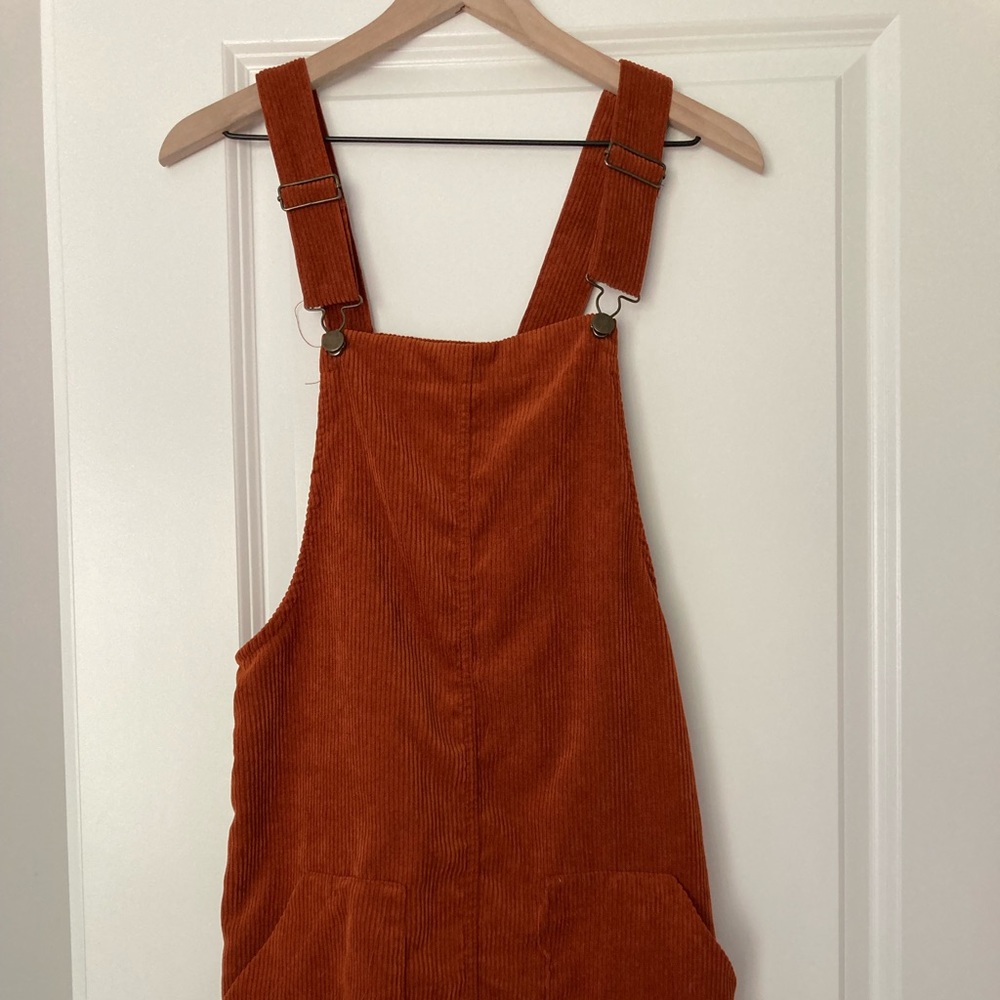 New Look Orange Overall Dress - S